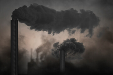 pollution from tall chimneys