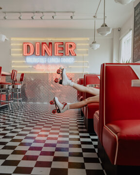Roller Skates of 1950s Diner Waitress