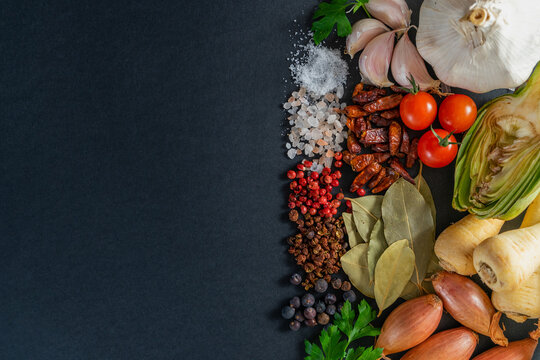 Healthy ingredients tabletop

