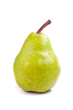 Packham pear, also Packham&rsquo;s Triumph, isolated on white background