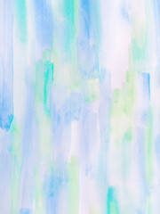 青色グラデーションの水彩紙