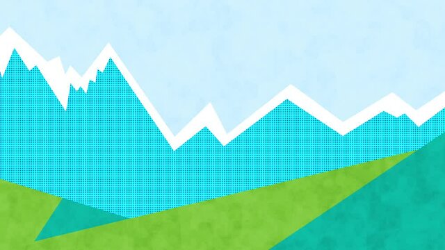 キャンプ 登山 アウトドア テキストアニメーション BG003