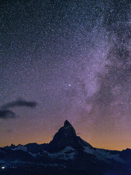 Matterhorn at night 