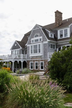 Exterior of Luxury craftsman Home 