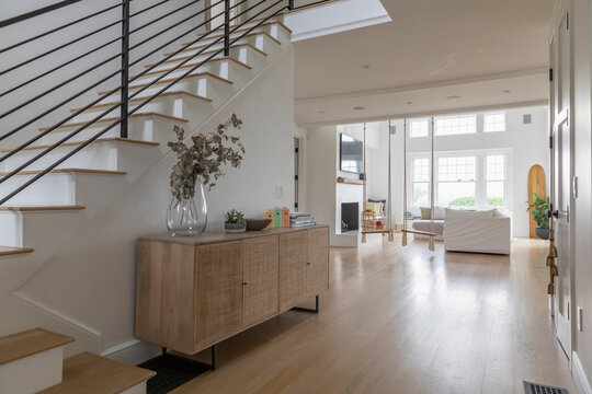 Foyer of Light and bright  Contemporary home 