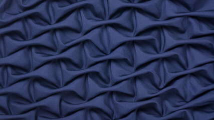 fabric background texture, blue cloth pattern abstract, fashion style wallpaper or backdrop for design
