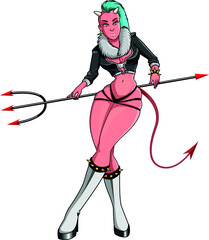 Devil punk rocker from hell
