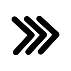 Arrow icon. Creative line. App symbol. Navigation sign. Right direction. Art element. Vector illustration. Stock image.