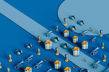 design of holiday sales concept - Music