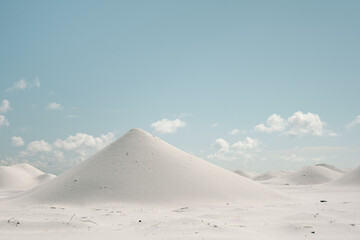 Surreal Beach Dune Landscape