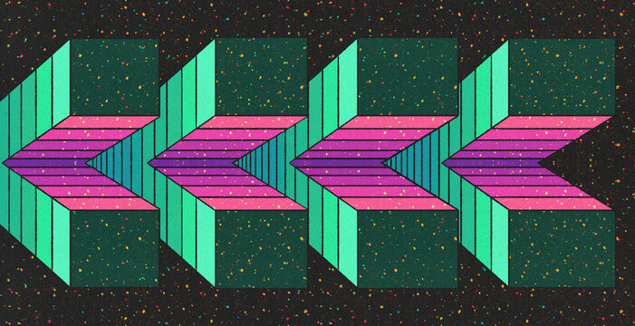 Funky Retro Sci-fi Design