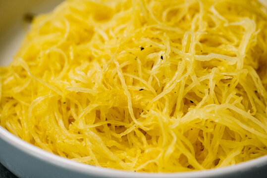 Cooked Spaghetti Squash Detail