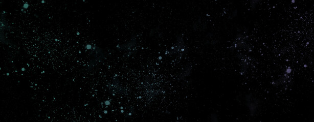 abstract space, colorful nebula, stars and sky