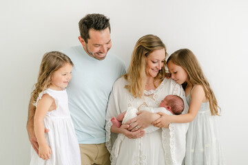 Family of five family portrait