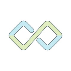Infinity design logo icon vector templates on white background