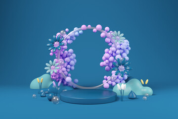 Colorful 3D product display