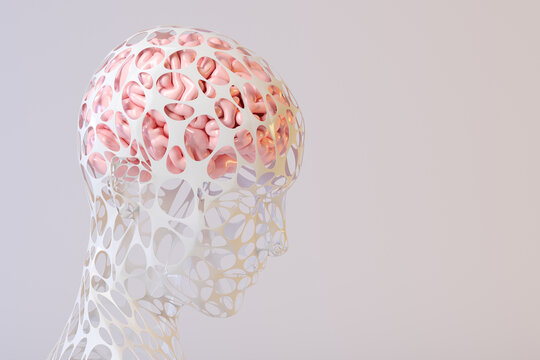 Brain on robotic mesh