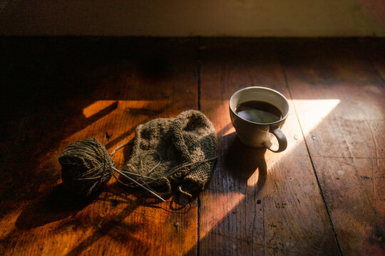 knitting in the sunlight 