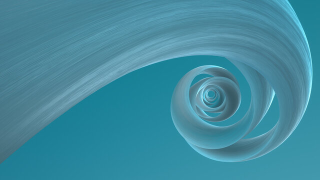 A curl in space