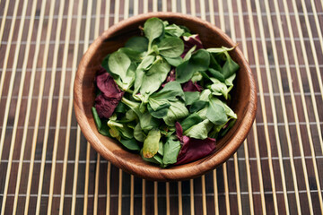 salad plate fresh food vegetables snack top view