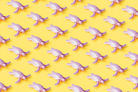 Pink turtles