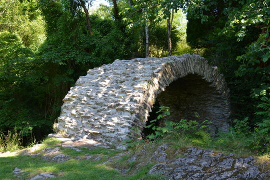 Kenmare, County Kerry, Republic of Ireland, August 15th 2019: Interesting and less known place-Cromwell's Bridge