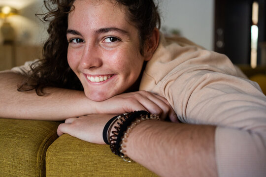 Happy Gender fluid teenager 