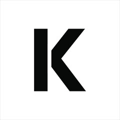 K letter logo | K font Logo | K template