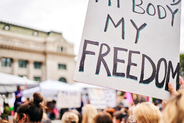 woman right protest