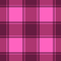 Seamless pattern pink buffalo plaid vector illustration