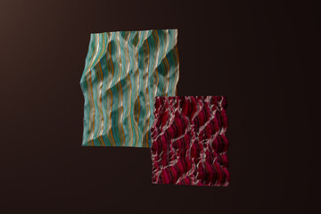 Abstract wavy lines background