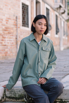 Portrait Of Young Woman Outdoors
