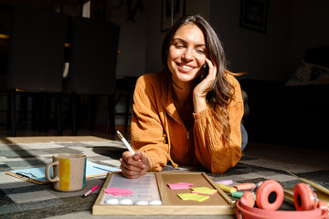 Woman wfh comfortably