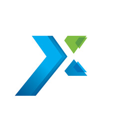 x logo letter