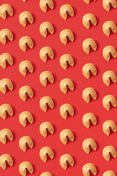 Seamless pattern of Chinese fortune cookies