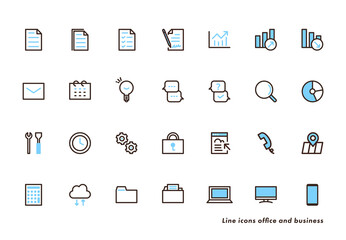 ビジネスのアイコンセット