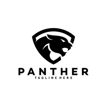 panther logo wild animals