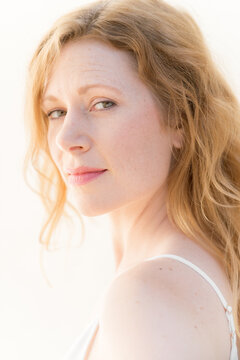 ethereal portrait backlight