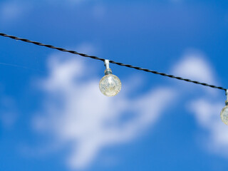 Fototapeta premium a bulb glass and sky
