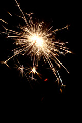 Fototapeta premium a fireworks on black background