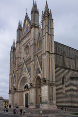 Fototapeta na wymiar cathedral in Orvieto
