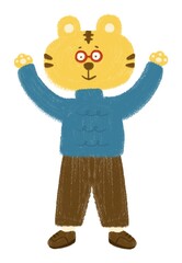 とらのお父さんのイラスト