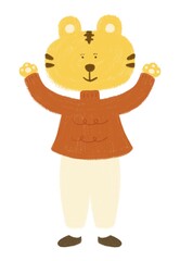 とらのお母さんのイラスト