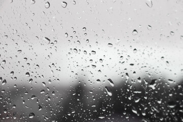 rain drops on window