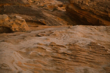 weathered rock beach