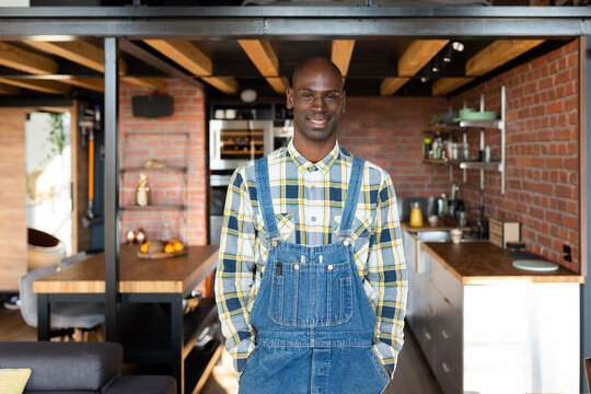 Cool Stylish Black Guy Indoors