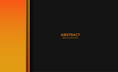Abstract Gradient Orange Background Design Style