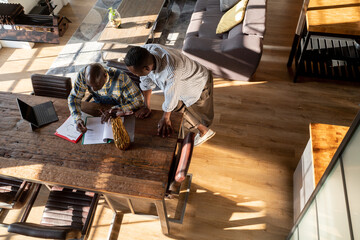 Two Man Working From Home