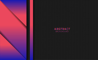 Abstract Blue Red Gradient Color Background Design Style