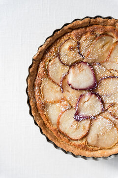 Images of a Homemade Pear Tart